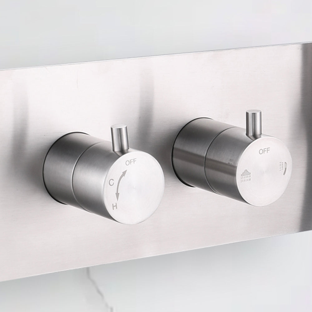 Mitigeur thermostatique colonne de douche encastrable - Bellegno