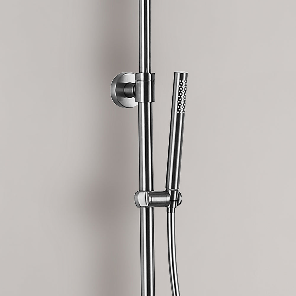 Douchette colonne de douche acier brossé - Bellegno