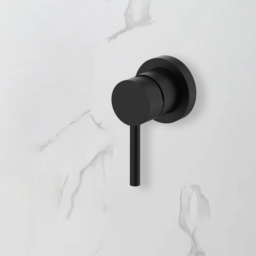 Mitigeur thermostatique douche encastrable noir mat - Bellegno