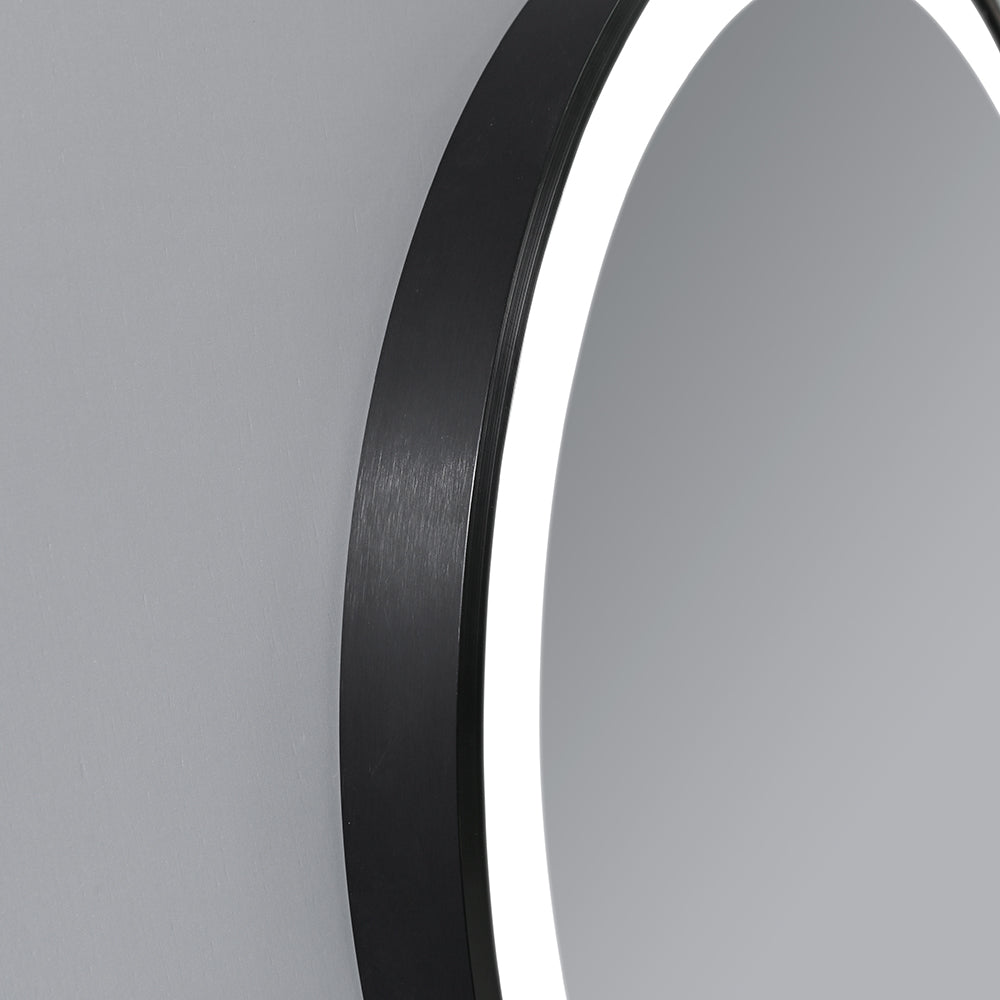 Round bathroom mirror 60x60 cm with LED lighting