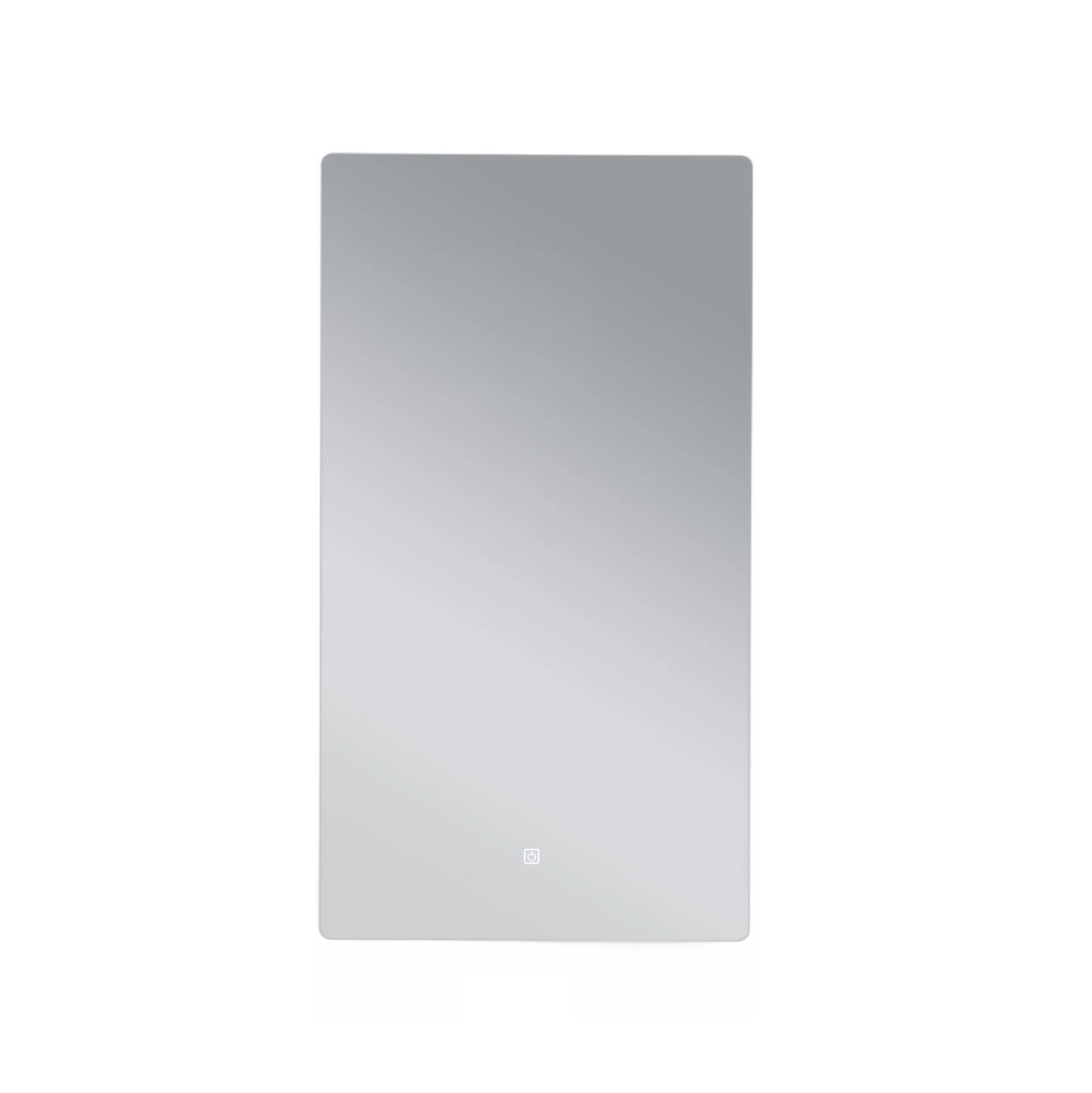 Miroir salle de bain rectangulaire 55x100 cm avec éclairage LED